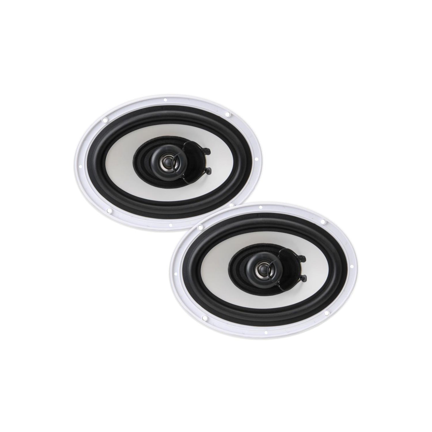 Pyle 6 x 9 Inch 260 Watt Water Resistant Marine Speakers, White (1 Pair) (Used) - VMInnovations