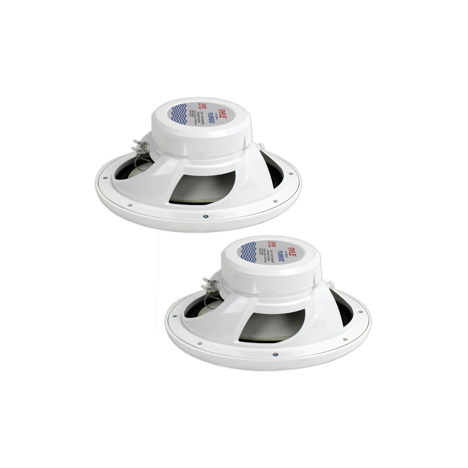 Pyle PLMR692 6 x 9 Inch 260W Water Resistant Marine Speakers, White (8 Speakers)
