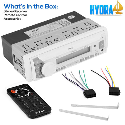Pyle Bluetooth Wireless In Dash Stereo Radio Single DIN Receiver (Open Box)