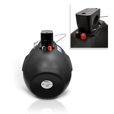 Pyle PLMRB65 6.5 Inch 200 Watt Marine Dual Tower Wakeboard Speakers (4 Pack)