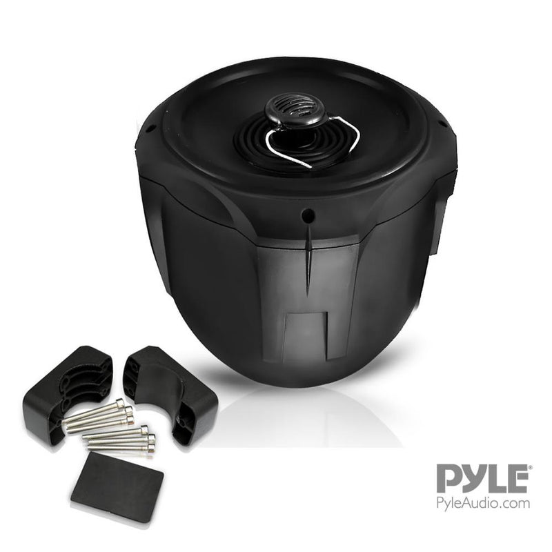 Pyle 6.5 Inch 200 Watt Marine Dual Tower Wakeboard Speakers, Black (For Parts)