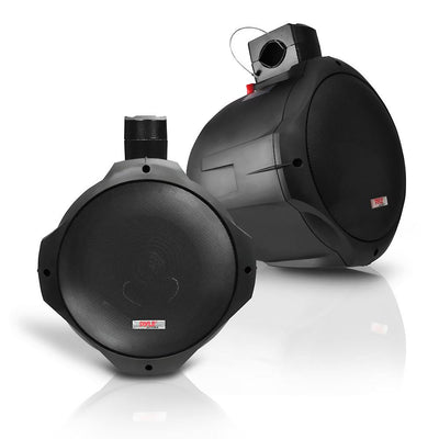 Pyle PLMRB65 6.5 Inch 200 Watt Marine Dual Tower Wakeboard Speakers (4 Pack)
