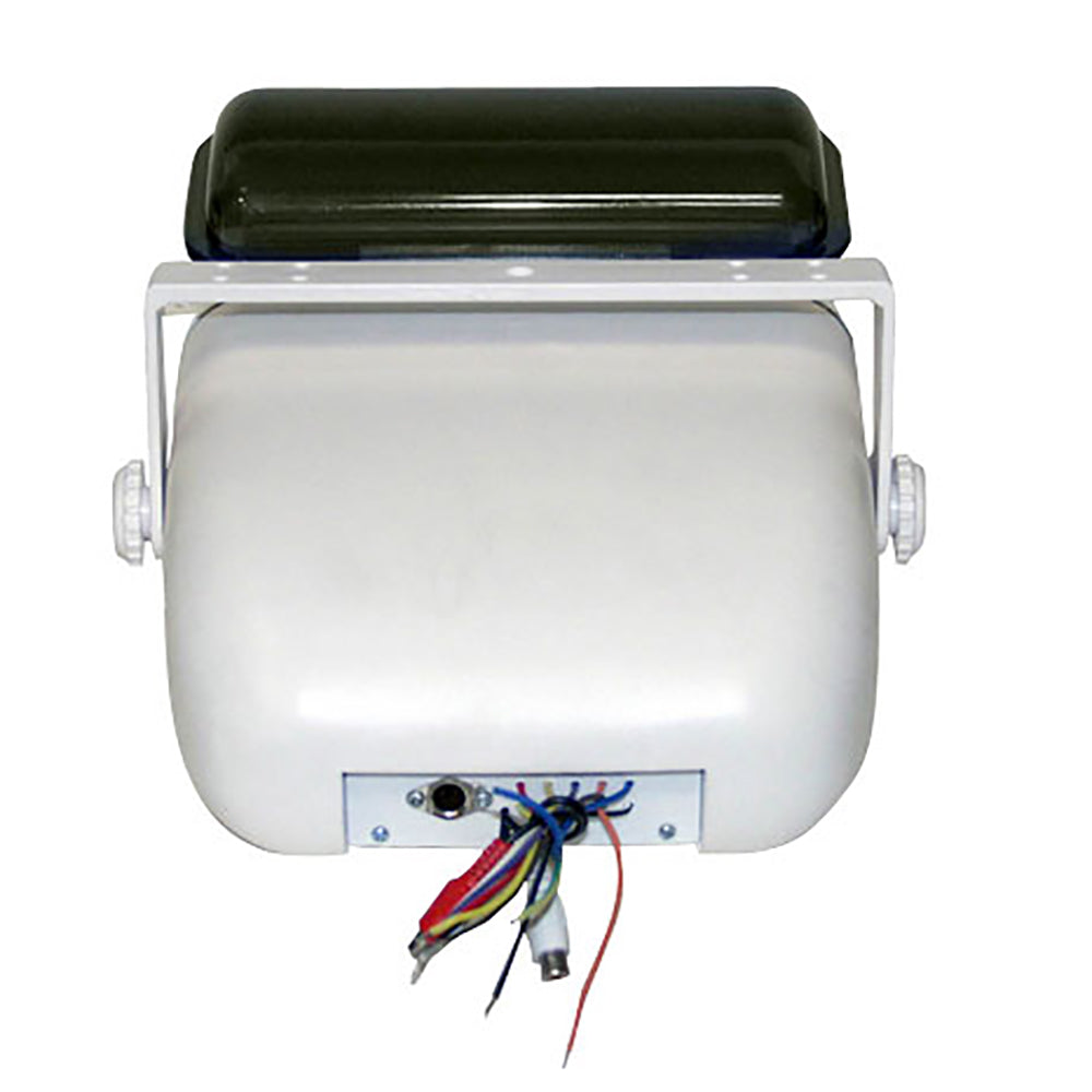 Pyle PLMRCW3 Waterproof Universal Marine Stereo Radio Housing Case Cover, White