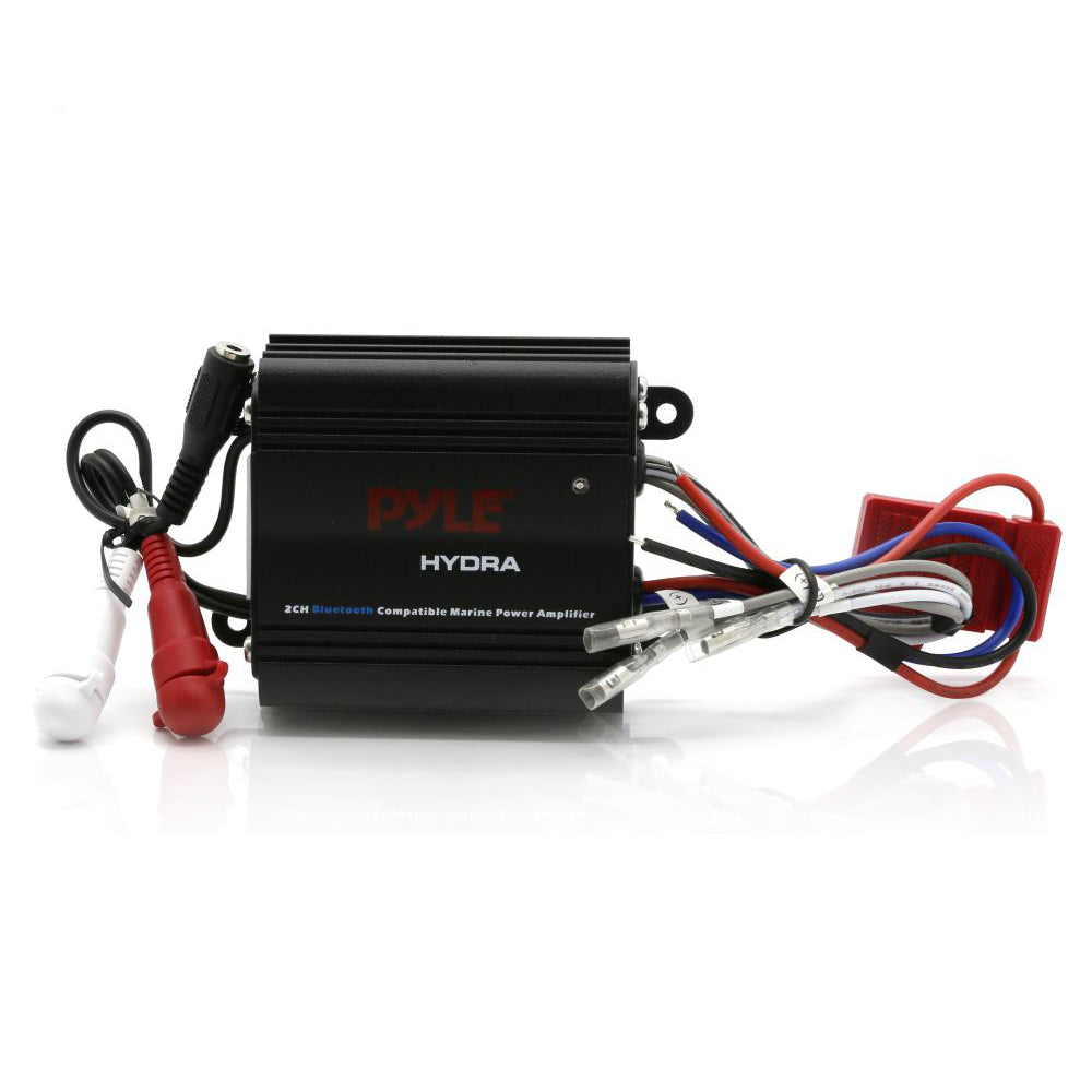 Pyle Waterproof Bluetooth 400 W 2 Channel Marine Power Audio Amplifier (Used)
