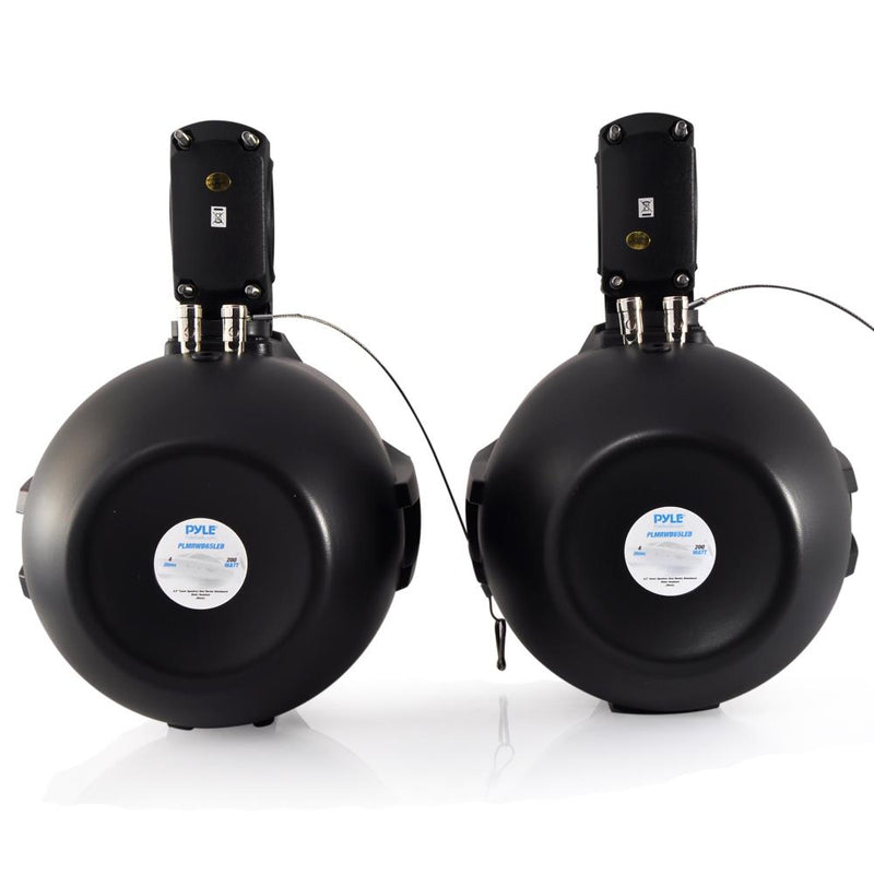 Pyle 6.5 Inch 200 Watt Marine Dual Tower Wakeboard Speakers, Black (Used)