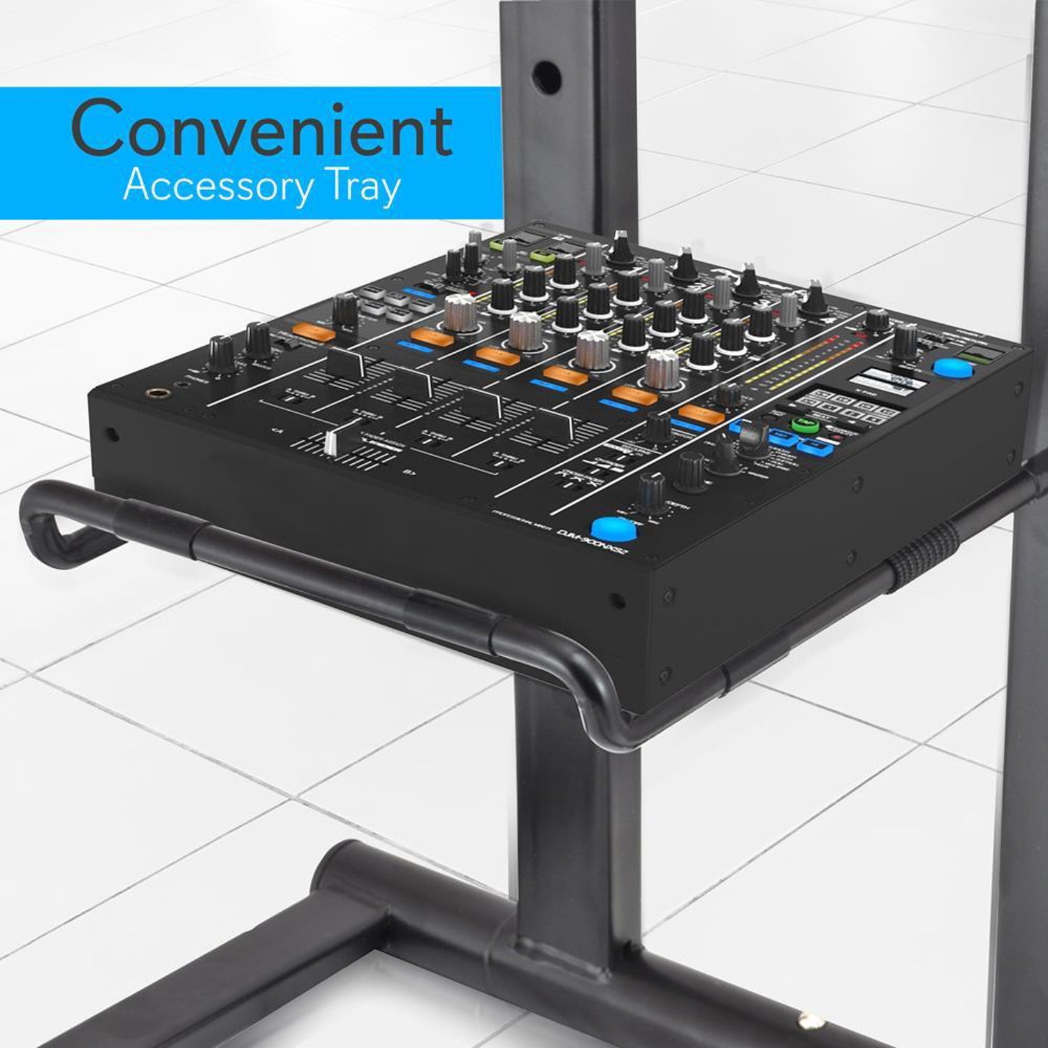 Pyle Universal Portable Foldable Professional DJ Laptop Stand w/ Accessory Tray - VMInnovations