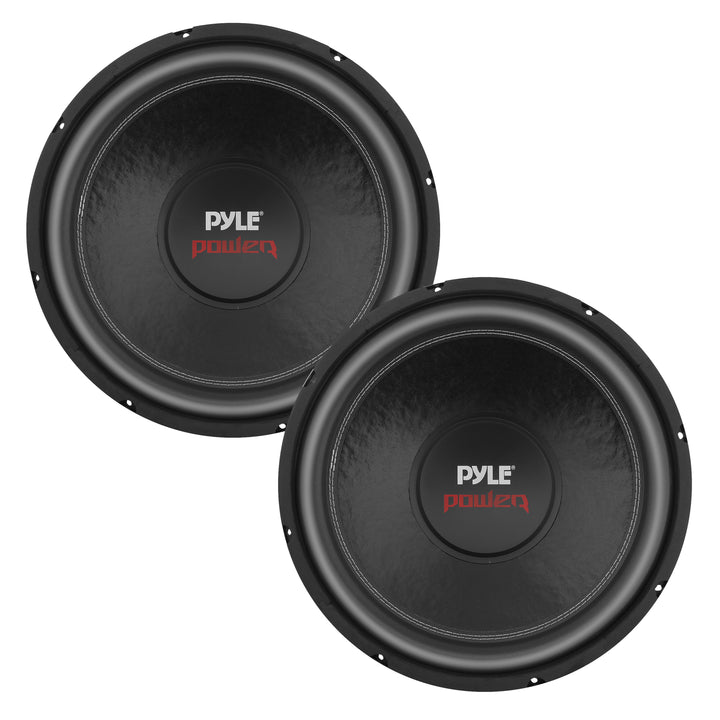 Pyle PLPW15D 15-inch 2000 Watt 4-Ohm DVC Power Car Audio Subwoofer (3 Pack)