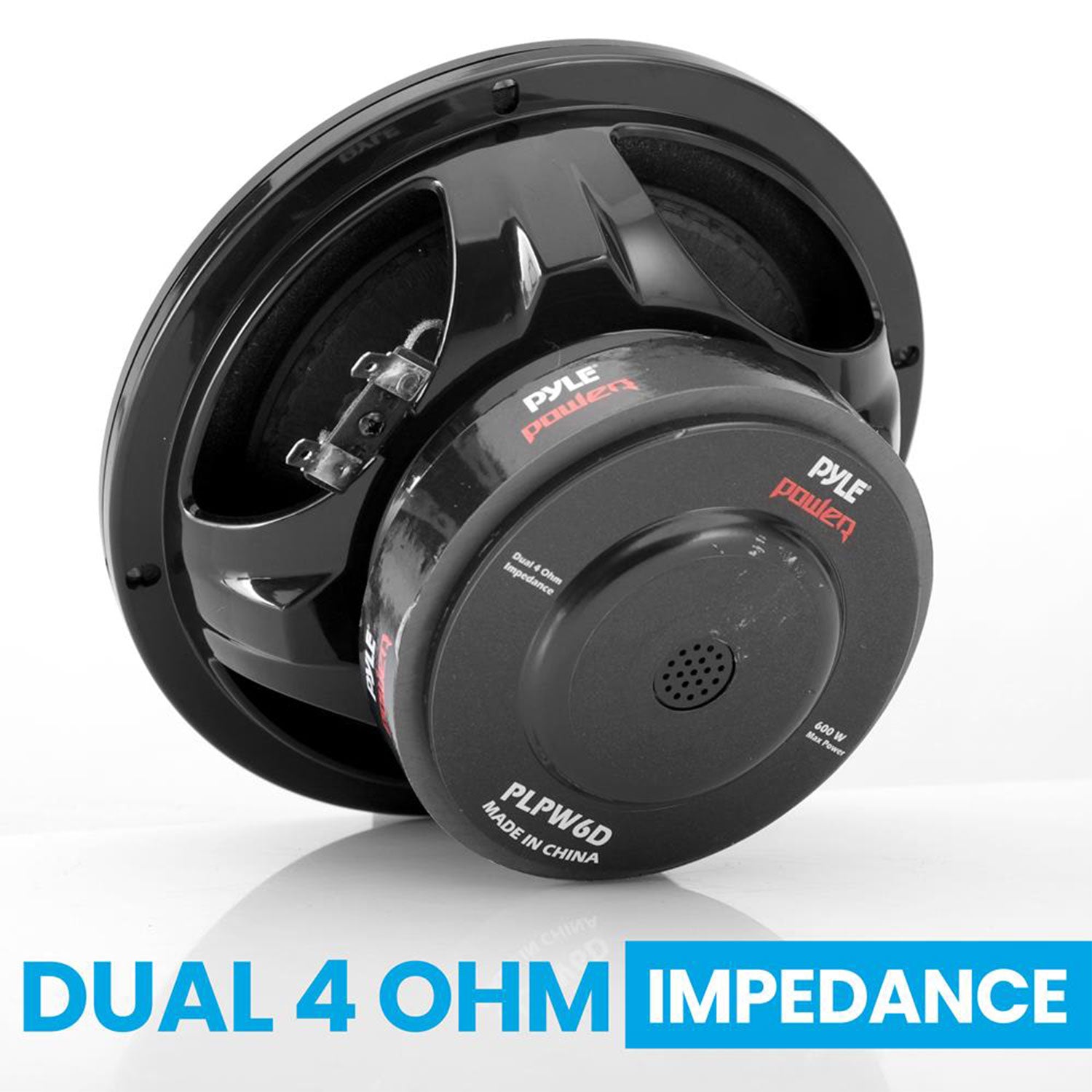 Pyle 6" 600W Max Dual Voice Coil 4-Ohm Stereo Audio Power Subwoofer (Open Box) - VMInnovations