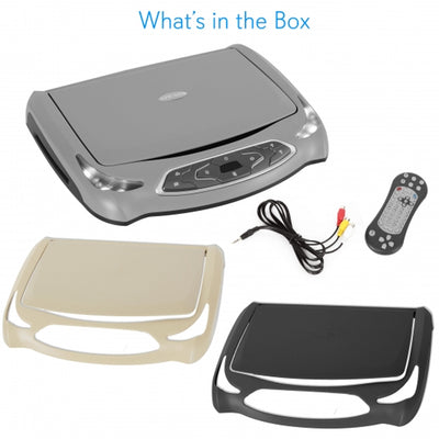 Pyle PLRD146 Flip Down Roof Mounted 13.3 " LCD Screen Multimedia DVD CD Player (Refurbished)