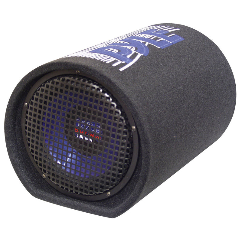 Pyle PLTB8 8" 400 Watt Enclosed Carpeted Car Audio Subwoofer Tube Speaker System
