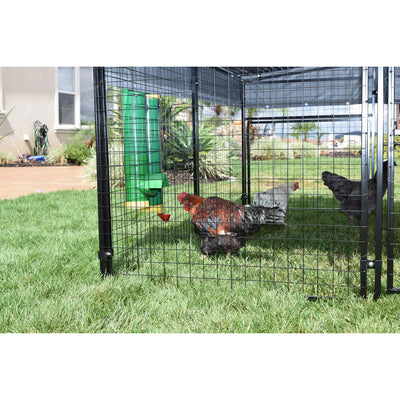 Rugged Ranch Hen Elevated 10LB Poultry Feeder and Mounting System (Open Box) - VMInnovations