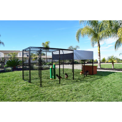 Rugged Ranch Hen Elevated 10LB Poultry Feeder and Mounting System (Open Box) - VMInnovations