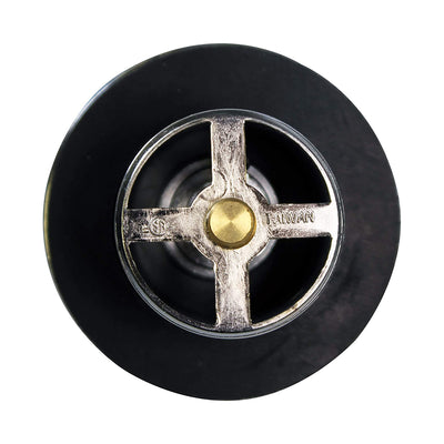 Westbrass 1.25 Inch Fine Thread Twist and Close Bathroom Drain Plug, Chrome - VMInnovations