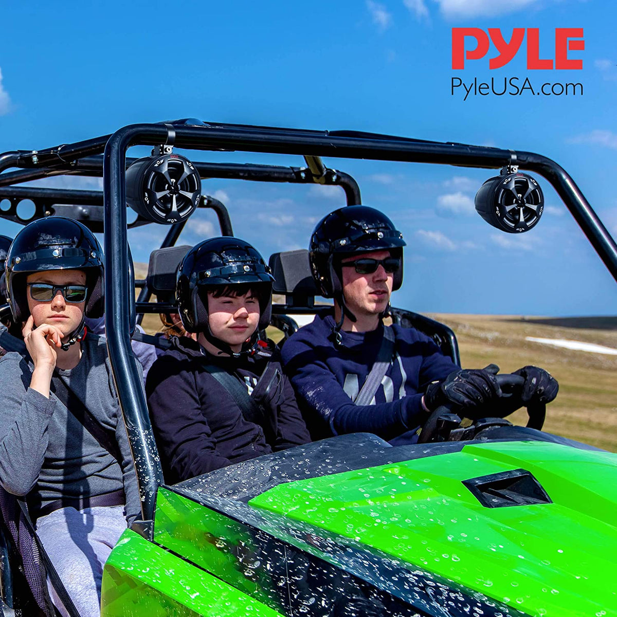 Pyle 2 Way 4 Inch Off Road 800W Dual Waterproof Marine Speaker System (2 Pairs) - VMInnovations