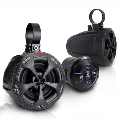 Pyle 2 Way 4 Inch Off Road Bluetooth 800W Waterproof Marine Speakers (Open Box) - VMInnovations