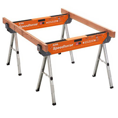 Bora Speedhorse PM-4500 Contractor Grade Portable Sawhorse Tool Stand (2 Pack)