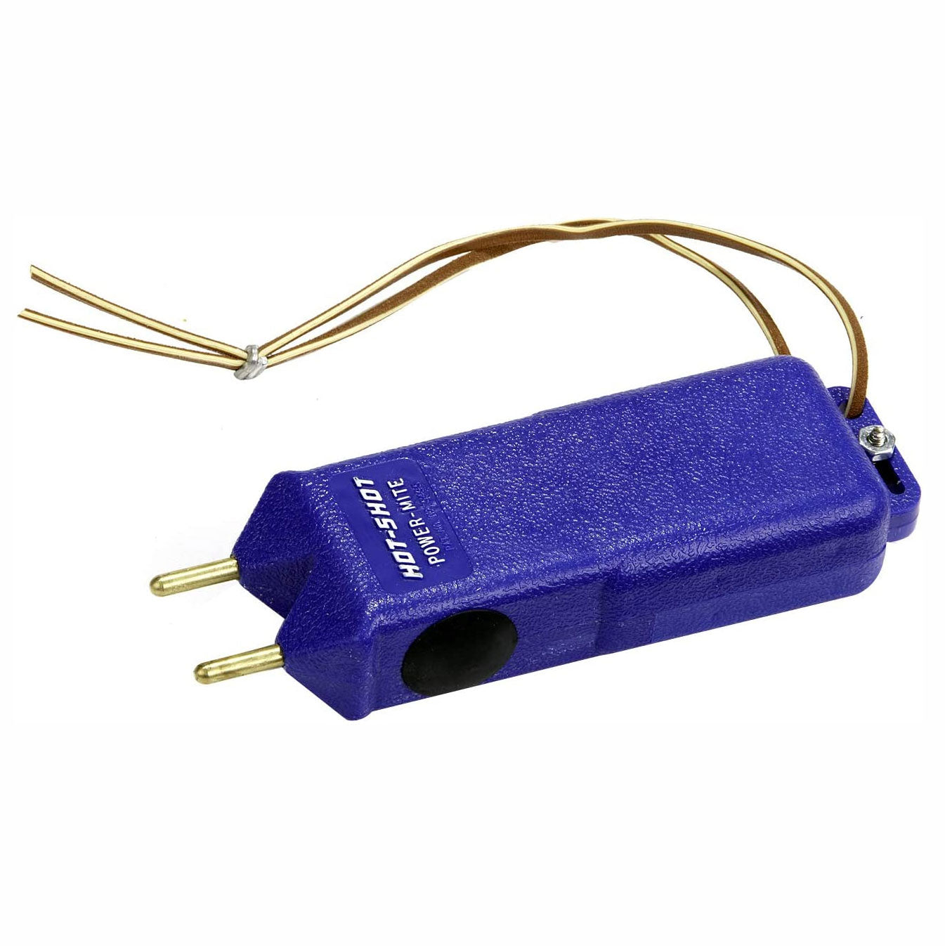 Hot Shot PM Portable Farming Pocket Sized Power Mite Electric Cattle Prod, Blue - VMInnovations