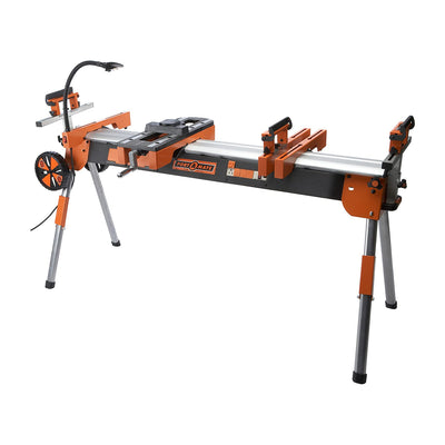 Bora PM-7000 Deluxe Miter Saw Folding Miter Heavy Duty Tool Stand w/ 4 Outlets