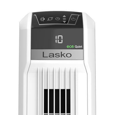 Lasko Portable Electric 42 Inch Oscillating Tower Fan with 12 Speeds, White