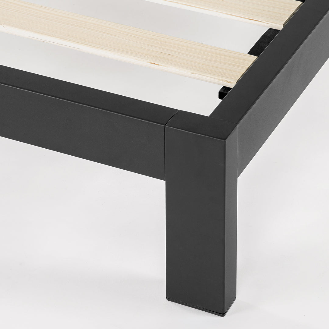 Mellow Modernista Classic Heavy Duty Platform Bed Frame w/ Headboard, 10", King
