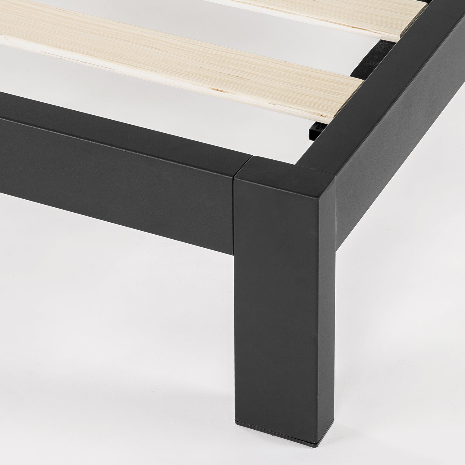Mellow Classic Heavy Duty Platform Bed Frame w/Headboard, 10", King (Open Box)