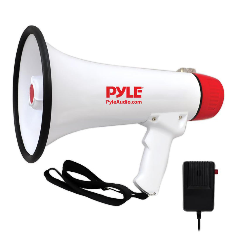 Pyle PMP48IR Rechargeable Megaphone Bullhorn Speaker w/ MP3 Auxiliary Input