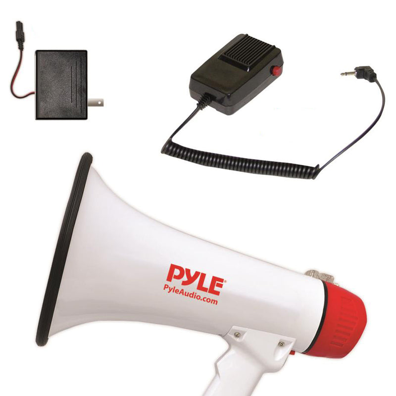 Pyle PMP48IR Rechargeable Megaphone Bullhorn Speaker w/ MP3 Auxiliary Input