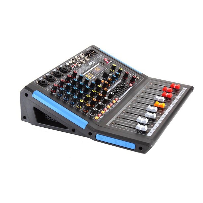 Pyle 4 Channel Bluetooth Sound Board Mixer System for DJ Studio Audio(For Parts)
