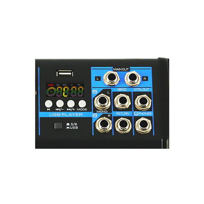 Pyle 6 Channel Bluetooth Sound Board Mixer System for DJ Studio Audio(For Parts)