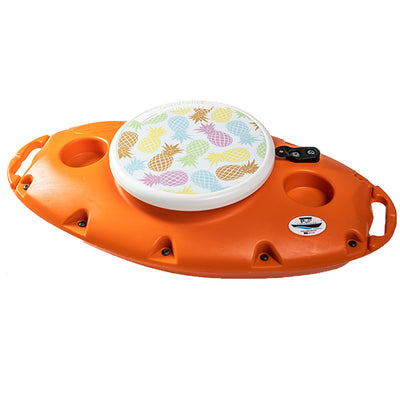 CreekKooler Pineapple Print Insulated Floating Cooler Lid, 15 Quarts (Lid Only) - VMInnovations