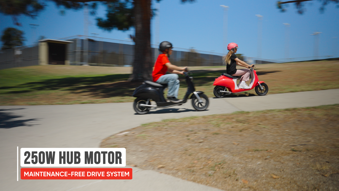 Razor Pocket Mod - Miniature Euro-Style Electric Scooter for Ages 8+, Onyx-Black