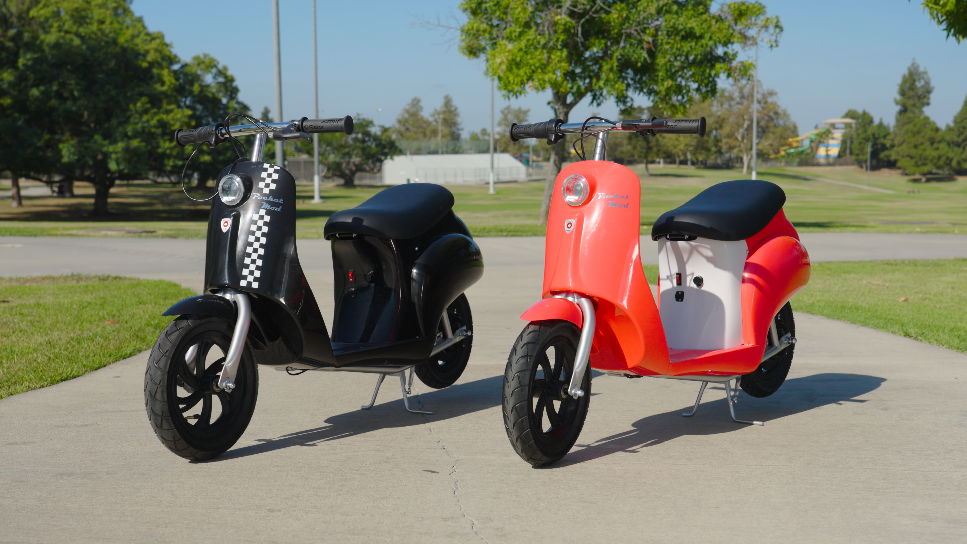 Razor Pocket Mod - Miniature Electric Scooter for Ages 8+, Onyx-Black (Open Box) - VMInnovations