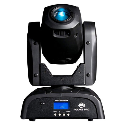 ADJ POCKET PRO 25W LED Mini Compact Spot Moving Head Light w/ 7 Colors (2 Pack) - VMInnovations