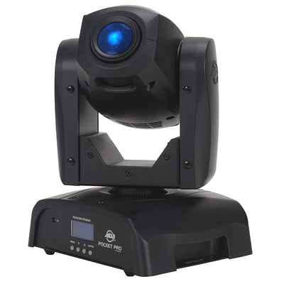 ADJ POCKET PRO 25W LED Mini Compact Spot Moving Head Light w/ 7 Colors (2 Pack) - VMInnovations