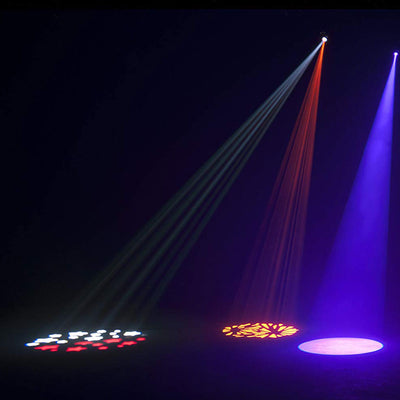 ADJ POCKET PRO 25W LED Mini Compact Spot Moving Head Light w/ 7 Colors (2 Pack) - VMInnovations