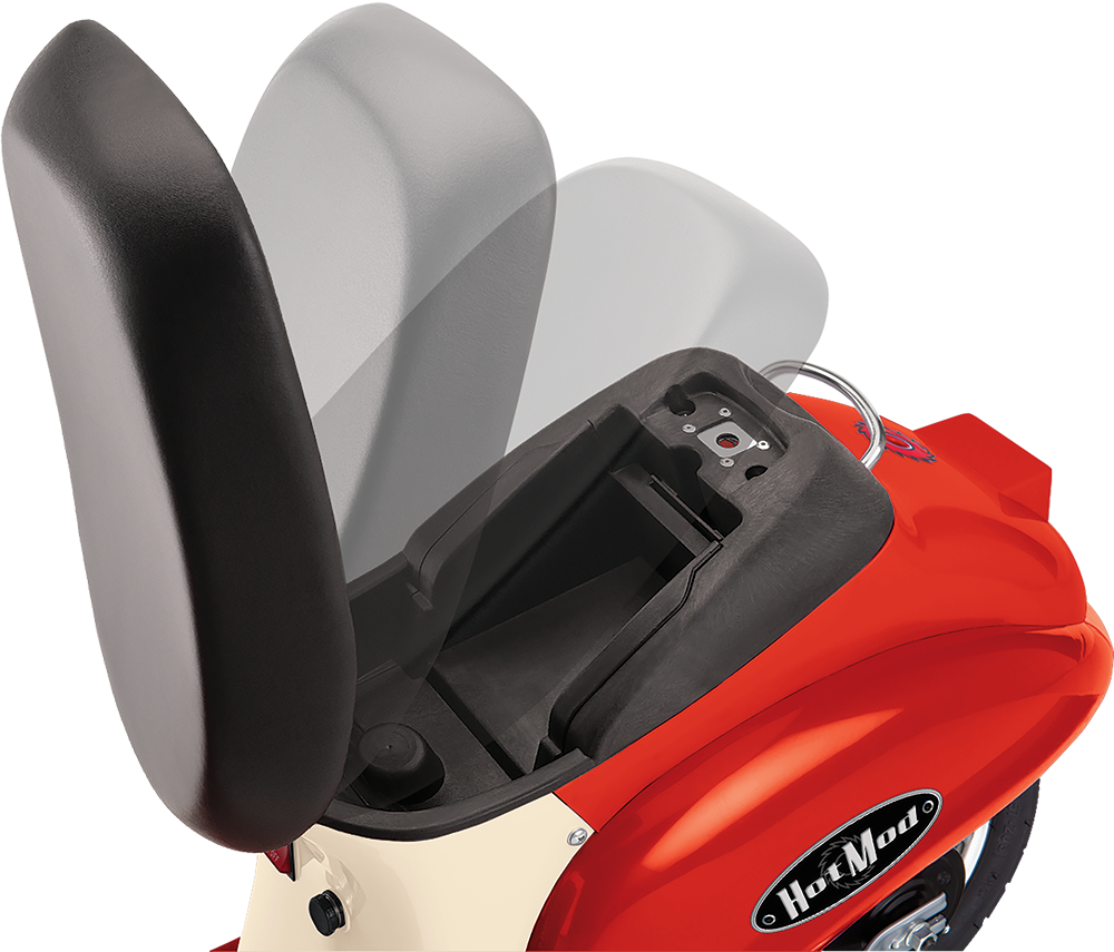 Razor Pocket Mod Euro 250W Electric Kids Scooter w/ Helmet & Safety Pads, Red
