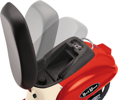 Razor Pocket Mod Euro 250W Electric Kids Scooter w/ Helmet & Safety Pads, Red