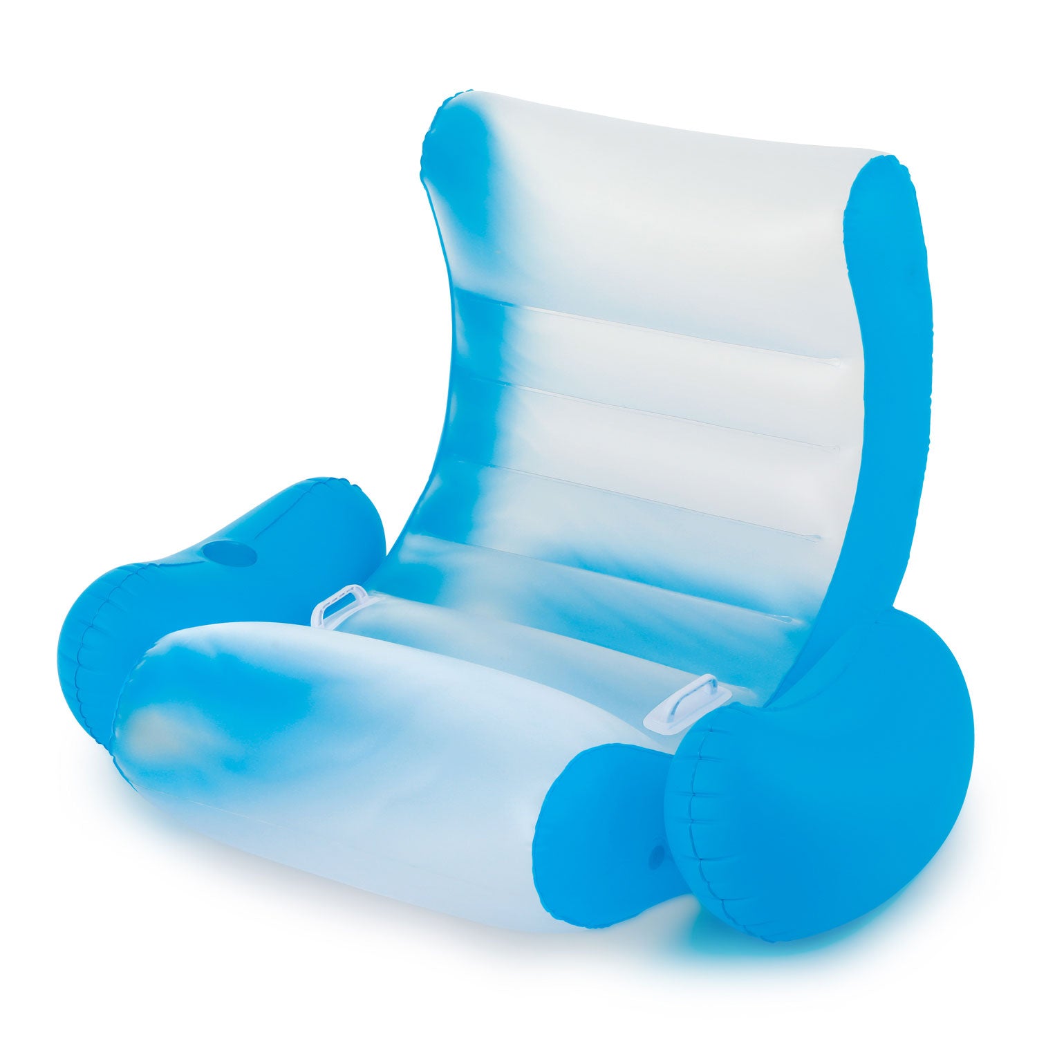 Summer Waves 24ft x 52in Pool Set & Inflatable Rocking Chair Lounges (2 Pack) - VMInnovations