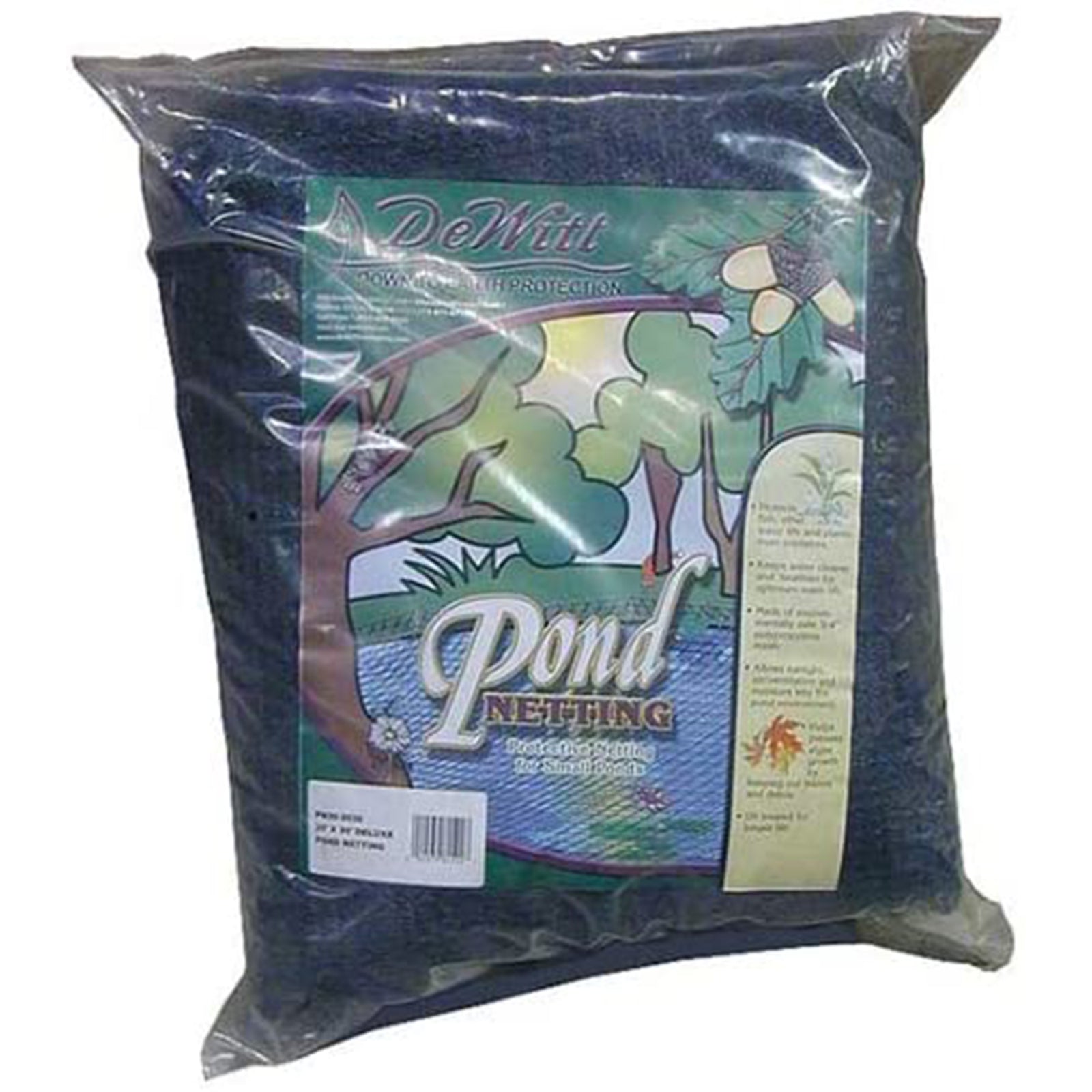 DeWitt Deluxe 20 x 20 Ft Heavy Duty Backyard Fish Pond Netting Cover (Open Box) - VMInnovations