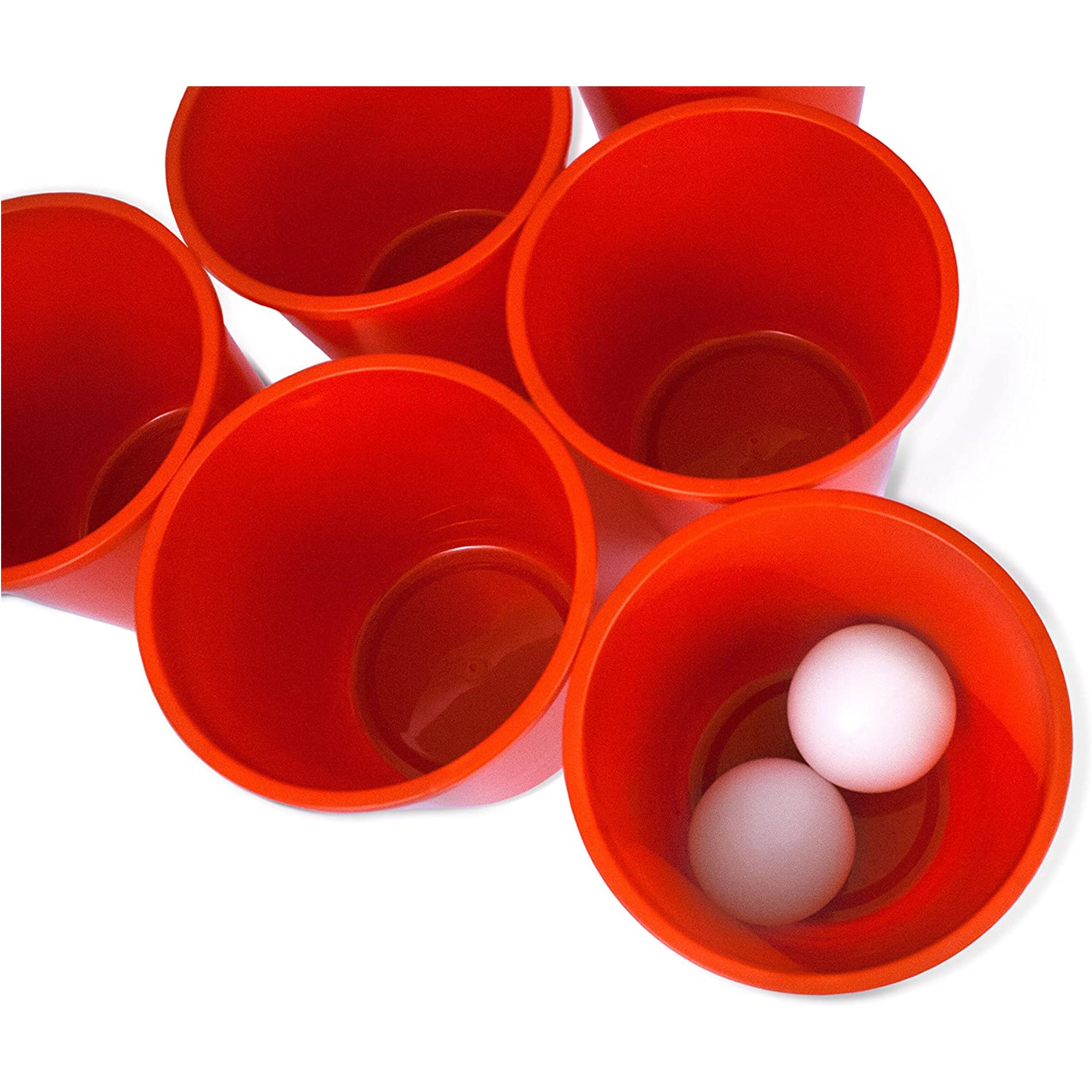 YardGames Giant Outdoor Yard Pong Activity Set w/ 12 Buckets & 2 Balls (2 Pack)