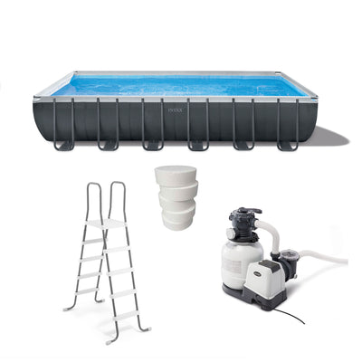 Intex 24' x 12' x 52" Ultra XTR Frame Above Ground Pool Set w/ 3" Chlorine Tabs - VMInnovations