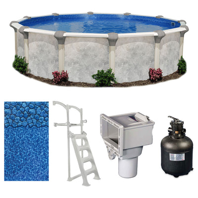Tahitian 12 Foot Above Ground Pool from the Makers of Doughboy + Pool Package