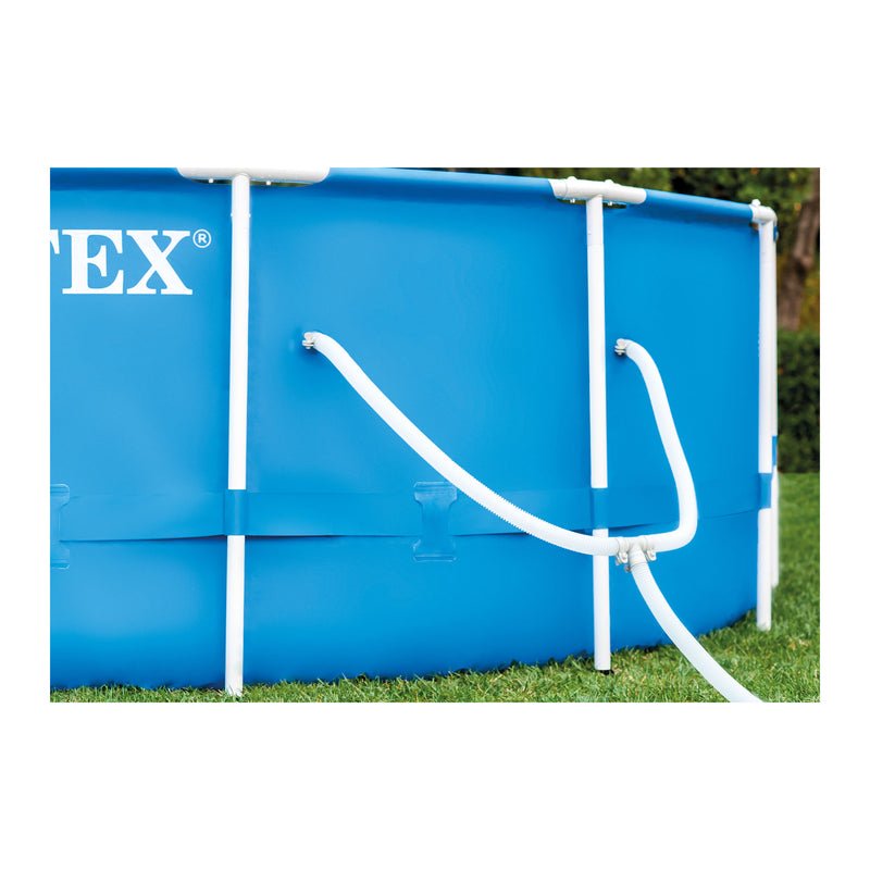 Intex 15ft x 48in Frame Swimming Pool Set w/ Pump and Filter Pump Cartridges