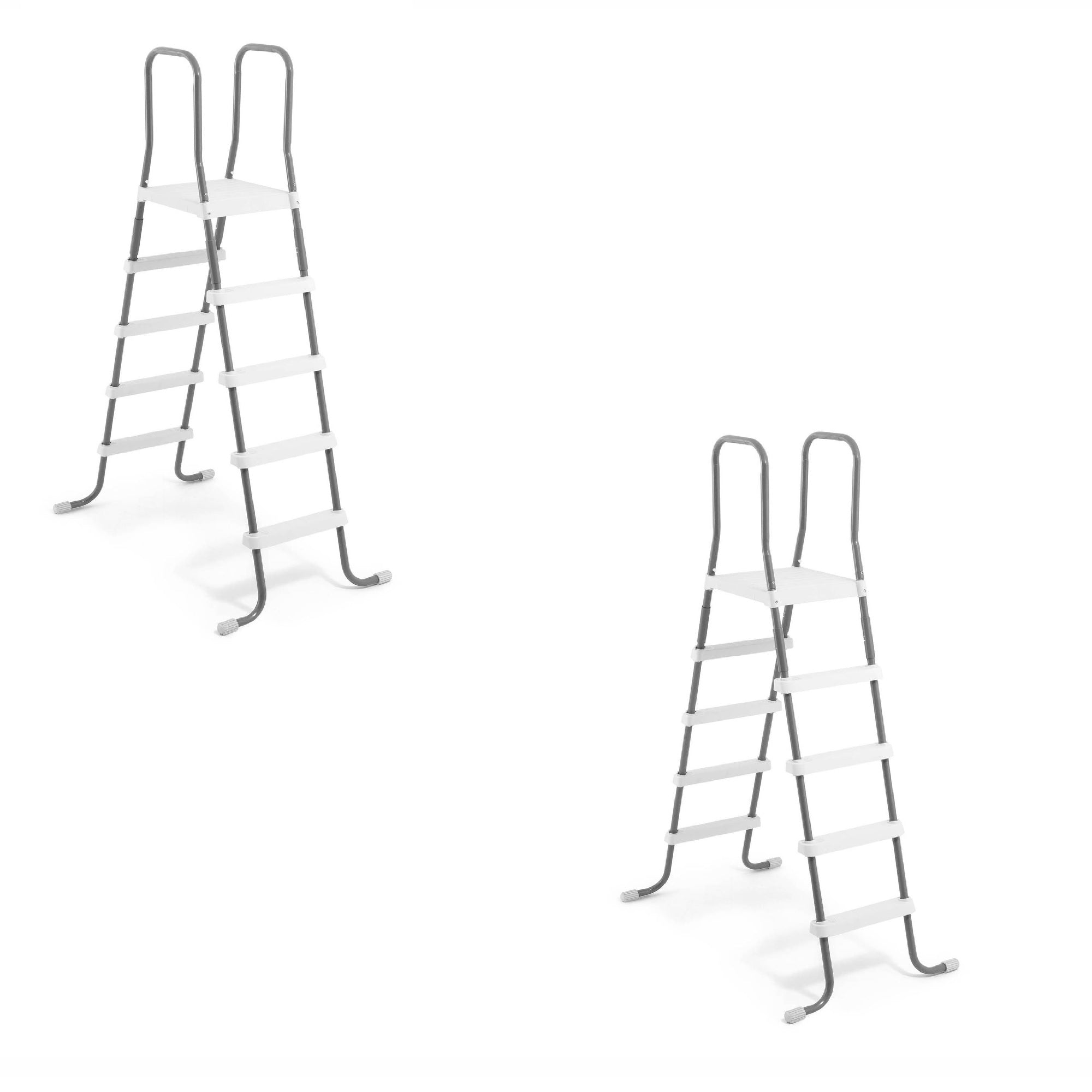 Intex Steel Frame Above Ground Swimming Pool Ladder (2 Pack)