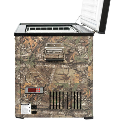 Magic Chef 1.4 Cubic Foot Mini Portable Freezer, Realtree Xtra Camo (Open Box)