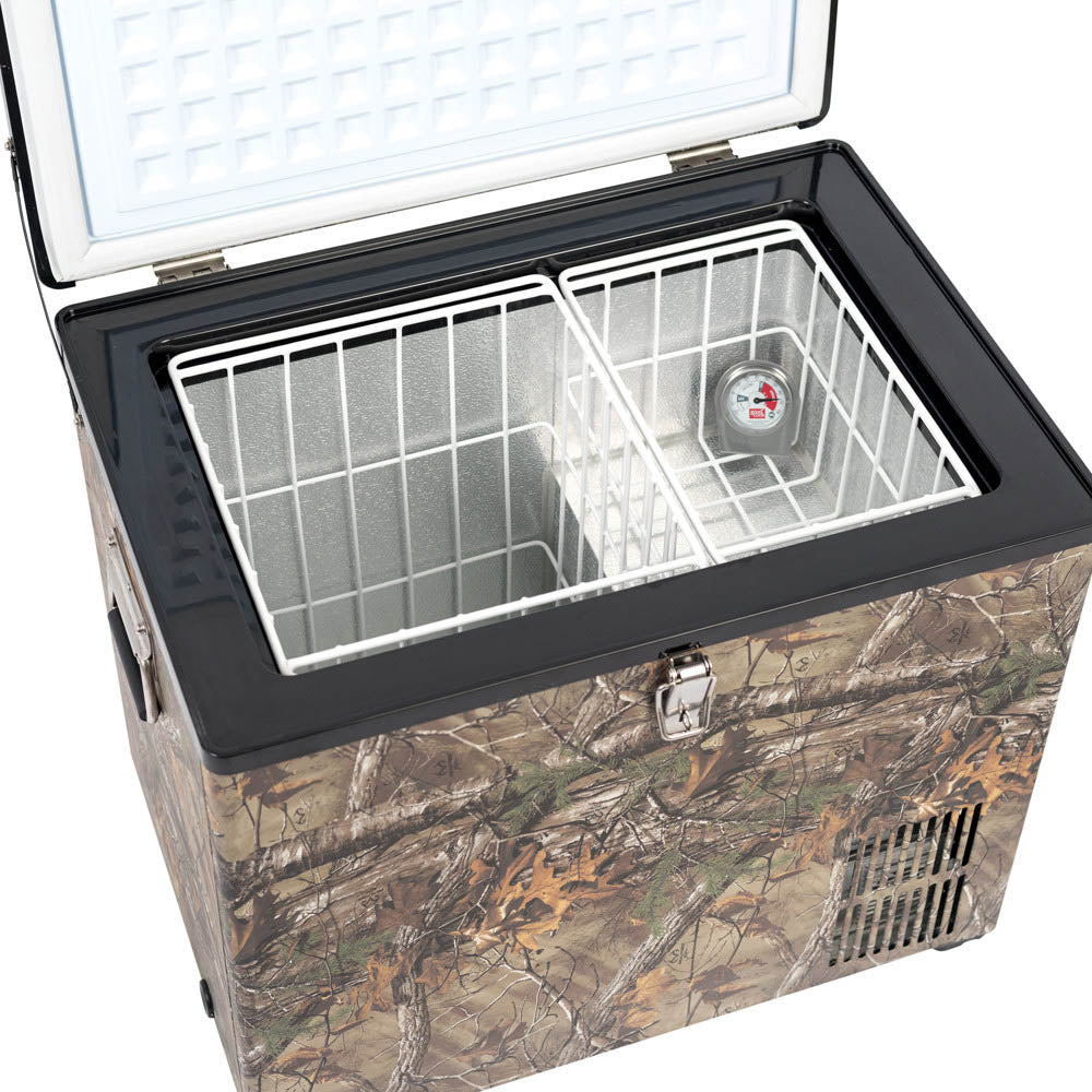 Magic Chef 1.4 Cubic Foot Mini Portable Freezer, Realtree Xtra Camo (Open Box)
