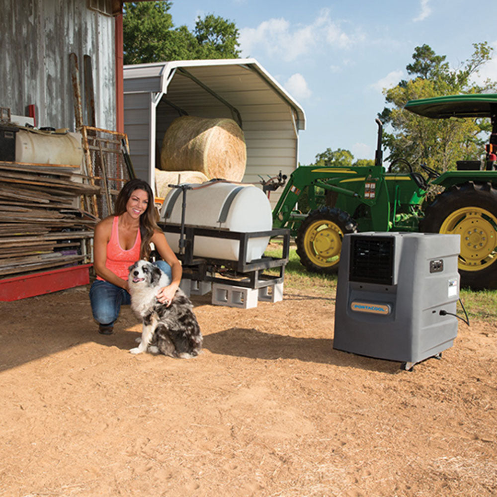 Portacool Cyclone 120 Portable 500 Sq Ft Evaporative Swamp Air Cooler (Used)