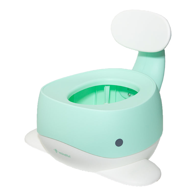 Be Mindful Moby Baby Toddlers Gender Neutral Potty Trainer Seat, Light Green