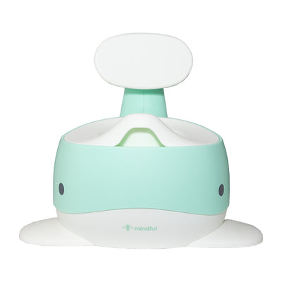 Be Mindful Moby Baby Toddlers Gender Neutral Potty Trainer Seat, Light Green (Used)