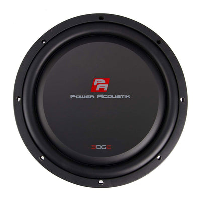 Power Acoustik Monoblock Amplifier & Power Acoustik 12" Subwoofer, Black (2 Pk) - VMInnovations